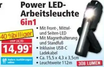 Norma Power LED-Arbeitsleuchte 6in1 Angebot