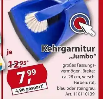 Sonderpreis Baumarkt Kehrgarnitur,, Jumbo" Angebot