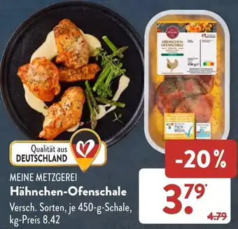 Aldi Süd MEINE METZGEREI Hähnchen-Ofenschale 450 g Schale Angebot