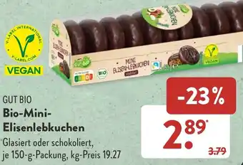 Aldi Süd GUT BIO Bio-Mini Elisenlebkuchen 150 g Packung Angebot