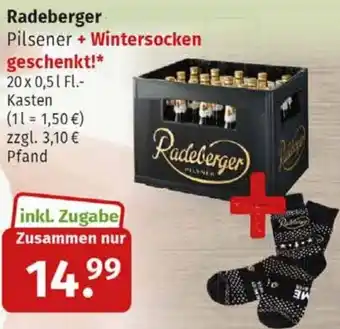 Markgrafen Radeberger Pilsener 20x0,5 L-Fl. Kasten Angebot