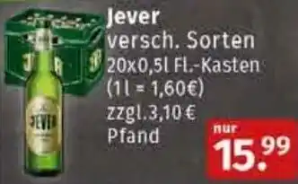 Markgrafen Jever 20x0,5 L-Fl. Kasten Angebot