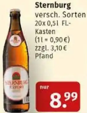 Markgrafen Sternburg 20x 0,5 L FL. Kasten Angebot