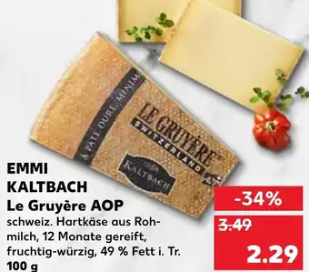 Kaufland EMMI KALTBACH Le gruyere AOP 100g Angebot