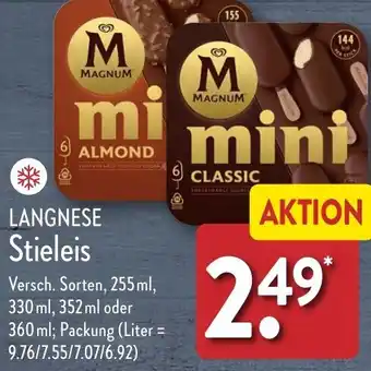 Aldi Nord LANGNESE Stieleis Angebot