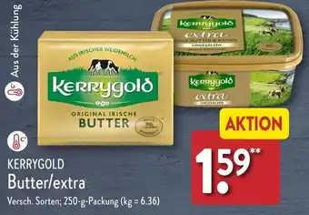 Aldi Nord KERRYGOLD Butter/extra 250 g Packung Angebot