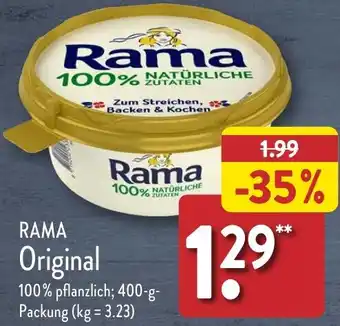 Aldi Nord RAMA Original 400 g Packung Angebot