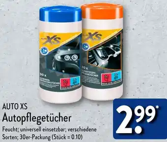 Aldi Nord AUTO XS Autopflegetücher 30er Packung Angebot