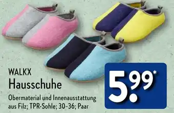 Aldi Nord WALKX Hausschuhe Angebot