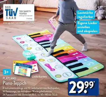 Aldi Nord PLAYLAND Piano-Teppich Angebot