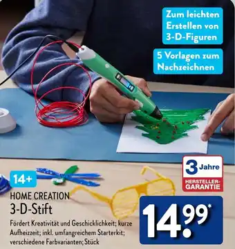 Aldi Nord HOME CREATION 3-D-Stift Angebot