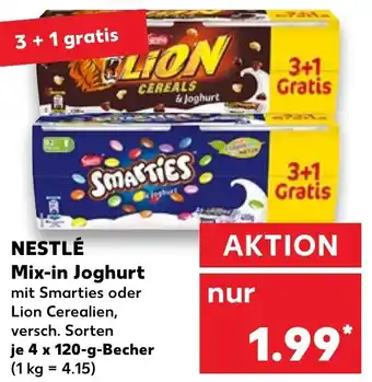 Kaufland NESTLE Mix-in joghurt 4x120g Angebot