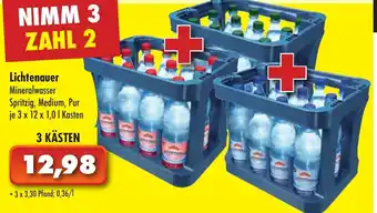 expert Techno Land Lichtenauer Mineralwasser 3x12x1L Angebot