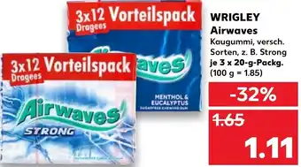 Kaufland WRIGLEY Airwaves 20g Angebot