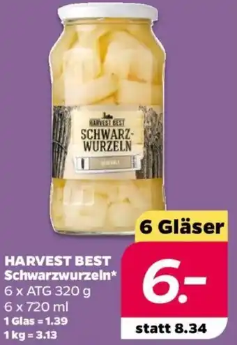 NETTO HARVEST BEST Schwarzwurzeln 6 x 720 ml Angebot