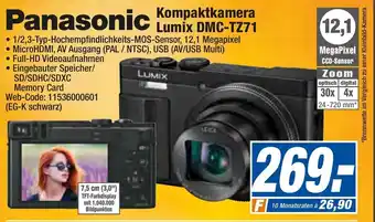 expert Octomedia Panasonic Kompaktkamera Lumix DMC-TZ71 Angebot