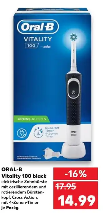 Kaufland ORAL-B Vitality 100 black Angebot