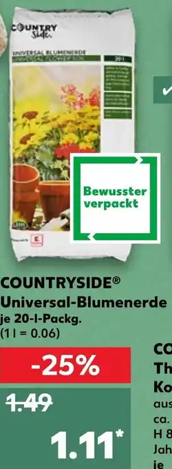 Kaufland COUNTRYSIDE Universal-blumenerde Angebot