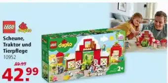 Multi Markt Lego Duplo Scheune, Traktor und Tierpflege Angebot