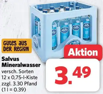 Combi Salvus Mineralwasser 12x0,75 L Kiste Angebot