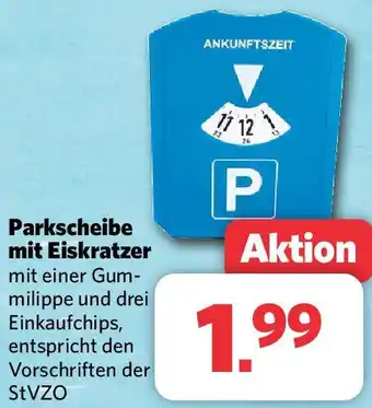 Combi Parkscheibe mit Eiskratzer Angebot