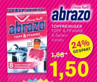 KODi abrazo TOPFREINIGER TOPF & PFANNE 8 Seifen-kissen. Angebot