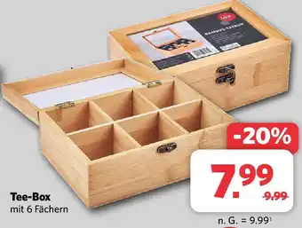 Combi Tee-Box mit 6 Fächern Angebot