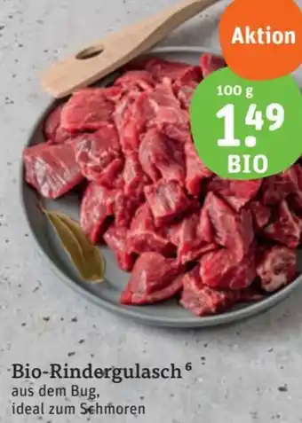 tegut Bio-Rindergulasch 100 g Angebot