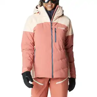 Intersport Columbia damen jacke powderkeg iii down jacket dark coral, peach blossom s Angebot