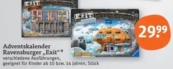 tegut Adventskalender Ravensburger „Exit“ Angebot