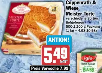 Hit Coppenrath & Wiese Meister Torte 500-1.200 g Packung Angebot