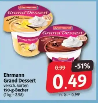 Markant Markt Ehrmann Grand Dessert 190п Angebot