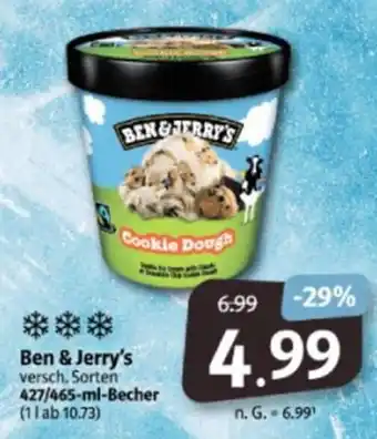 Markant Markt Ben & Jerry's versch. Sorten 427/465-ml Angebot