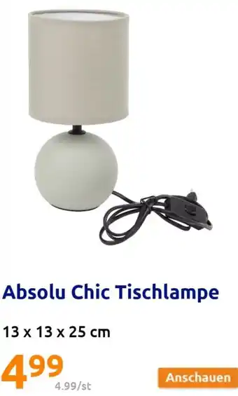 Action Absolu Chic Tischlampe Angebot