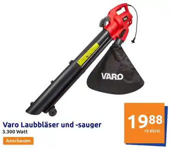 Action Varo Laubbläser und sauger 3.300 Watt Angebot