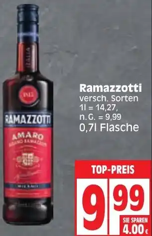 Edeka Ramazzotti 0,7 L Flasche Angebot