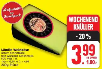 Edeka Ländle Weinkäse 200 g Stück Angebot