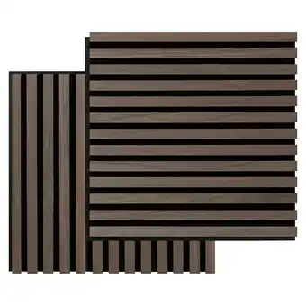 Bauhaus Fibrotech akustikpaneel square (walnut, 520 x 520 x 22 mm, anzahl paneele: 2 stk.) Angebot