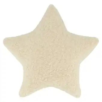 Bauhaus Kissen teddy star (weiß, 45 x 45 cm, 100 % polyester) Angebot