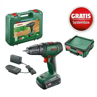 Bauhaus Bosch power for all 18v maschinenpaket (akku-bohrschrauber universaldrill 18 + gratis systembox) Angebot