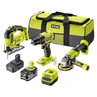 Bauhaus Ryobi one+ maschinen-set rck183a-242 s (18 v, 2 akkus, 7 -tlg.) Angebot