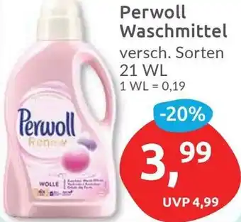 Budni Perwoll Waschmittel 21 WL Angebot