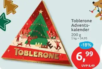 Budni Toblerone Adventskalender 200 g Angebot