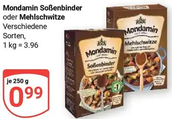 Globus Mondamin Soßenbinder oder Mehlschwitze 250 g Angebot