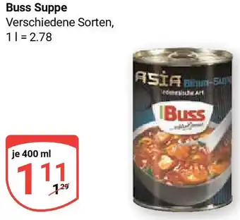 Globus Buss Suppe 400 ml Angebot