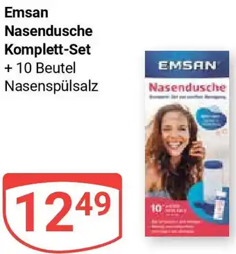 Globus Emsan Nasendusche Komplett-Set Angebot