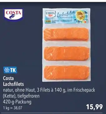 CITTI Markt COSTA Lachsfilets 420-g-Packung Angebot