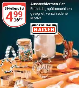 Globus ORIGINAL KAISER Ausstechformen-Set Angebot