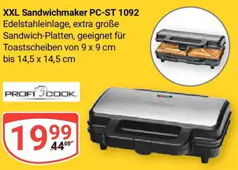 Globus PROFI COOK XXL Sandwichmaker PC-ST 1092 Angebot