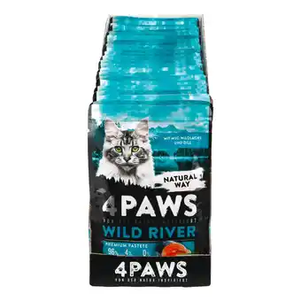 Netto Marken-Discount 4 paws katzennahrung wildlachs dill 85 g, 24er pack Angebot